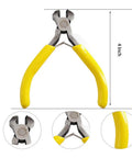 Yellow-handled pliers from 252-Piece Zipper Repair Kit With Replacement Zippers And Pulls For Luggage Bags Jackets And Outdoor Gear By Meikeer