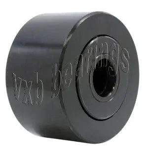 YR-1-1/2-X Flat Yoke Needle Roller Bearing 7/16" x 1-1/2" x 7/8" inch in black, side view