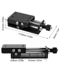 Z Axis Screw Slide Table Linear Actuator Engraving Machines High Precision Linear Actuator Stainless Steel 3D Printer CNC Router Parts, dimensions visible