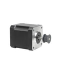 Side view of the Z Axis 42 48 Stepper Motor For K1 Max 3D Printer 1A 1.8 Degree Shaft showing the motor body and shaft.