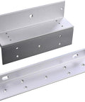 Z L bracket for Remote Door Access Control System with 600 lb Electromagnetic Lock Kit for inswinging door installation