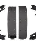 2001 Chevrolet Express 2500 Rear Z655R Organic Drum Brake Shoe Set, showing multiple brake shoes with dark organic lining.