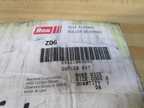 Label on ZD6 Seal Rexnord Premium Grade Factory Box New Replacement Seal For Industrial Gear Reducers Bearings And Conveyor Systems