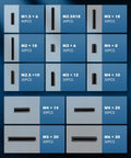 Detailed view of 400 Piece Roll Pin Set With Slotted Spring Pins M1.5 Through M6 In Multiple Lengths Steel Hollow Expansion Pins