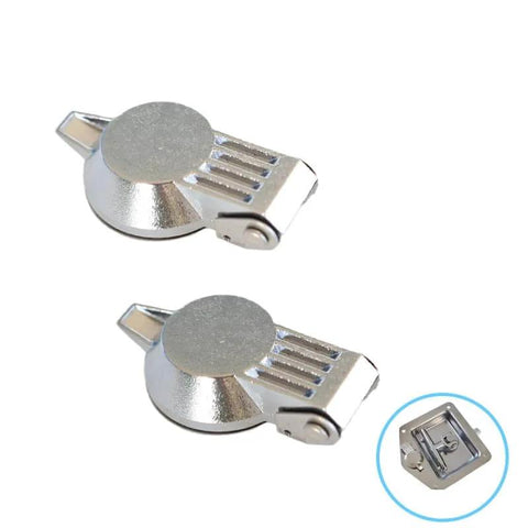 Durable zinc alloy cam lock dust cover set protects tool box locks from dust and moisture, extends life, with 17mm caps.