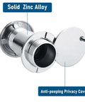 4 Pack 220 Degree Door Viewers Peep Holes For Front Doors With Large HD Lens And Heavy Duty Rotating Privacy Cover