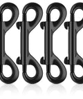 3.5 Inch Double Ended Snap Hooks 110 Lbs Load Zinc Alloy Heavy Duty Bolt Snap Clips Double Sided Design For Dogs Leashes