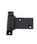 Black heavy duty zinc alloy hinge for large electrical cabinet doors for industrial switchgear machinery 1 piece