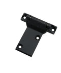 Heavy Duty Zinc Alloy Hinge For Large Electrical Cabinet Doors For Industrial Switchgear Machinery 1 Piece, black finish close-up.