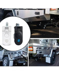 Two-piece zinc alloy compression latches deliver secure flush sealing with easy hand-operated lever, mounted on vehicle panel.