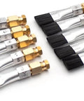 Escalator Automatic Oiling Brush Set with zinc alloy body and nylon heads for M8 and M10 threads, 10 Pack, CNC compatible