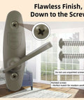 Heavy Duty Thumb Latch Replacement For Sliding Patio Doors Zinc Alloy Lock With Tribeca Style Color Matched Screws