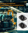 Four Piece Pillow Block Bearing Set KFL08 Self Alignment Flange Bearing Zinc Alloy Steel Mounted industrial machinery
