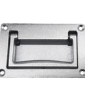 Zinc Alloy Recessed Pull Handle For Cabinets And Equipment Slim Flush Lift Door Handle 4.37 By 2.74 Inches