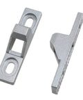 Sliding Door Keepers Glass Lock Latch Replacement Set With Mounting Screws For All Kinds Of Sliding Patio Doors Zinc Alloy Chrome Plated 2 Pack