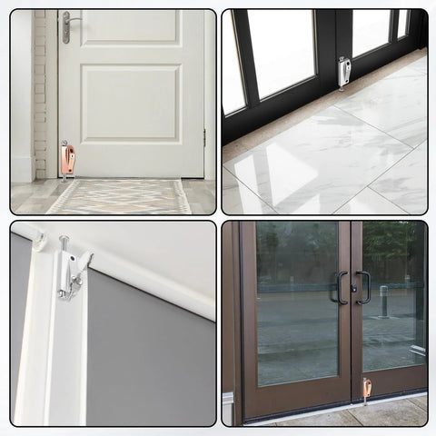 Zinc Alloy Sliding Patio Door Deadbolt Lock With Two Keys From Inside Black For Enhanced Home Security In Apartments And Hotels