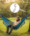 4 Pack Double Sided Clips Three And A Half Inch Double Ended Snap Hooks Zinc Alloy Outdoor Quick Release for Hammock Setup