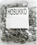 Bag of 30 Piece Trigger Snap Hooks Set With 360 Degree Swivel Lobster Clasps and Heavy Duty Zinc Alloy Clips
