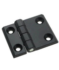 T Hinges Zinc Alloy Heavy Duty Bearings Asymmetric Door Hinges For Industrial Machinery Equipment 1 Piece, black finish close-up