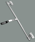 Durable 36 Inch Zinc Plated Cam Bar Latch for Trailers with rubber grip handle and easy installation brackets visible
