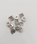 Effortless furniture assembly with zinc alloy cam lock fasteners delivering a strong, stable hold for cabinets, drawers, dressers