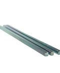One Quarter Inch By One Quarter Inch By Twelve Inch Square Steel Key Stock Bar Zinc Coated Cold Drawn Steel Oversized Precision Key Stock Pack Of Three