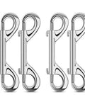 3.5 Inch Double Ended Snap Hooks 110lbs Zinc Alloy Heavy Duty Bolt Snap Clips