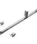 Zinc Single Track Drawer Slide With 22-5/8 Inch Length For Maximum 18 Inch Drawer Width Under Drawer Mounting With Rollers Staples Or Screws Easily Lift Out For Removal Ideal For Kitchen Cabinets And Vanities 50 Pound Class