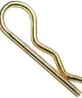 3/16 Inch Hitch Pin Clips, 3-3/4 Inch Length, Zinc Plated Steel, Heavy Duty 10 Pack For Trailers, Farm Equipment, And Automotive Projects