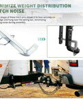 Beefy L Pins With Integrated Snap Clips For Weight Distribution Hitches, Universal Fit For Equalizer Hitches, Zinc Coated Heavy Duty Steel