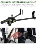Image of Beefy L Pins with Integrated Snap Clips for Weight Distribution Hitches, Universal Fit for Equalizer Hitches, zinc-coated.