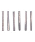 Eight Pack 3/16 By 1-3/4 Inch Zinc Machine Keys 2161 For Power Transmission Shafts, zinc square keys, durable for machinery parts