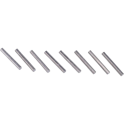 Eight Pack 3/16 By 1-3/4 Inch Zinc Machine Keys 2161 For Power Transmission Shafts To Hold Machinery Parts In Place