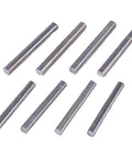 Eight Pack 3/16 By 1-3/4 Inch Zinc Machine Keys 2161 For Power Transmission Shafts, durable zinc square keys for machinery parts.