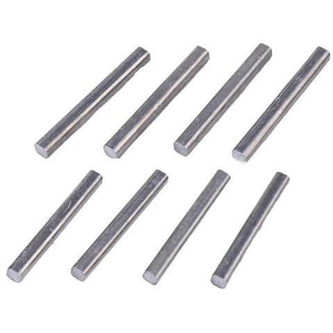 Eight Pack 3/16 By 1-3/4 Inch Zinc Machine Keys 2161 For Power Transmission Shafts, durable zinc square keys for machinery parts.