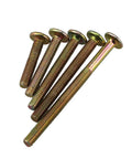 Hex socket head cap screws from 150Pcs M6 Hardware Replacement Kit for baby crib and furniture, zinc plated fasteners.
