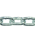 1/4 x 15 ft. Zinc-Plated Straight Link Coil Chain 520 lb. Safe Working Load, General Purpose Chain close-up view