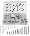 DIY Friendly 200 Piece Zinc Plated Steel Coil Spring Wire Set For Extension And Compression Springs Repair Tool Kit With 20 Kinds
