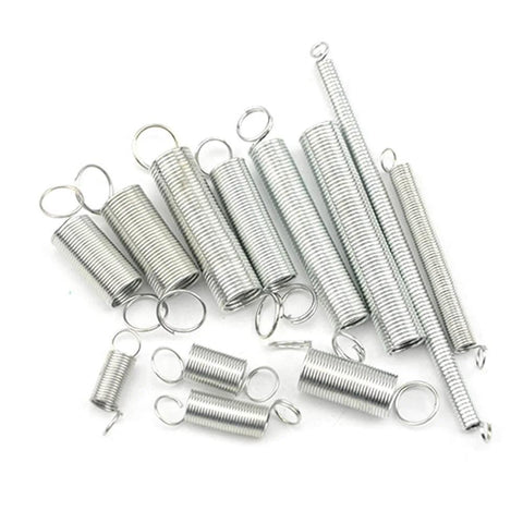 DIY Friendly 200 Piece Zinc Plated Steel Coil Spring Wire Set For Extension And Compression Springs Repair Tool Kit With 20 Kinds Eight Sizes