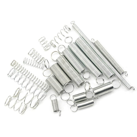 DIY Friendly 200 Piece Zinc Plated Steel Coil Spring Wire Set For Extension And Compression Springs Repair Tool Kit 20 Sizes