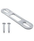 MP2097 Sliding Door Keeper Zinc Plated Steel Mortise Latch Keeper For Sliding Patio Door Locking Hardware With Screws