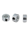 8pcs 3/8inch Bore Shaft Collars Sets-Screw Style Zinc Plated Solid Steel Lock Collars with 3/4" OD and 3/8" Width for drive shafts