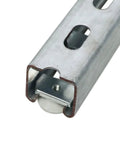 Durable zinc plated cone nut for strut channel installations delivers fast, secure 1/4-20 fastening with strong corrosion resistance