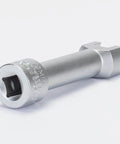 Durable zinc plated Unistrut socket with a 1/2 inch drive fits 1-5/8, 2-7/16, and 3-1/4 inch channels for quick, secure mounting