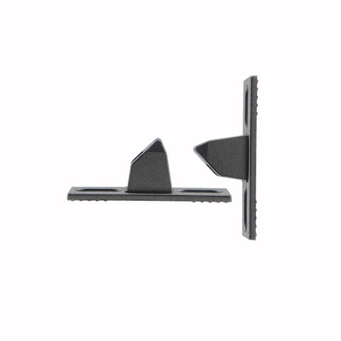 Front view of 2 Pack 61x17x19mm Door And Window Hook Holder With 90 Degree Zinc Alloy Sliding Door Latch Replacement Keeper And Screws Included.