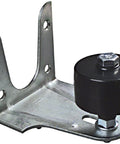Stay Roller Zinc Sliding Door Guide For Large Doors Up To 2 1 Quarter Inches Thick, Side Mounted To Embossed Frame With Two Wings