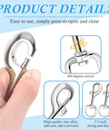 Close-up of 3.5 Inch Swivel Eye Bolt Snap Hook with 360 Degree Swivel Trigger Lock, Zinc Alloy, for Outdoor Applications