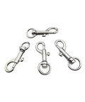 Zinc Alloy Swivel Snap Hooks 1.8 Inch 4 Pcs Multifunctional Bolt Snaps For Dog Leash Boat Rope And Keychain Corrosion Resistant