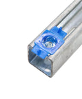 Strut Channel Nuts With Twist Tab Hundred Pack Three Eighths By Sixteen Thread Zinc Electroplated For Use With Unistrut Channels Secure Reinforced Nut For Attaching Fittings And Accessories To Channel Surfaces installed in channel