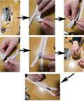 Step-by-step use of the 252-Piece Zipper Repair Kit With Replacement Zippers And Pulls For Luggage Bags Jackets And Outdoor Gear By Meikeer